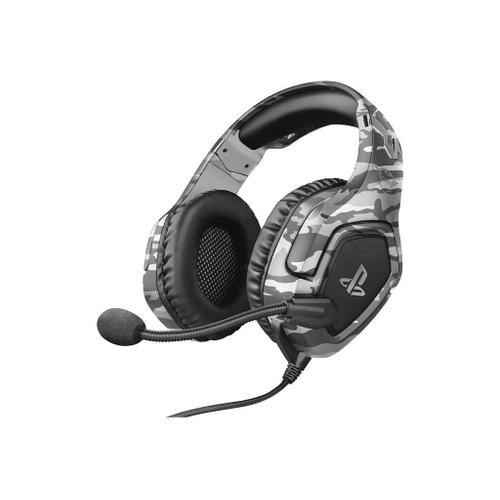 Trust Gaming GXT 488 Forze-G - Micro-casque - circum-aural - filaire - jack 3,5mm - gris - pour Sony PlayStation 4, Sony PlayStation 4 Pro, Sony PlayStation 4 Slim
