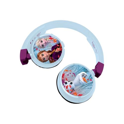 Lexibook Disney Frozen Elsa Anna - Écouteurs - sur-oreille - Bluetooth - sans fil - jack 3,5mm