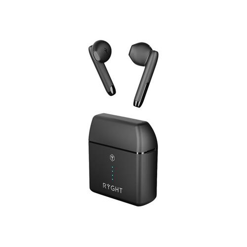 Ryght Nemesis - Écouteurs sans fil avec micro - intra-auriculaire - Bluetooth - noir