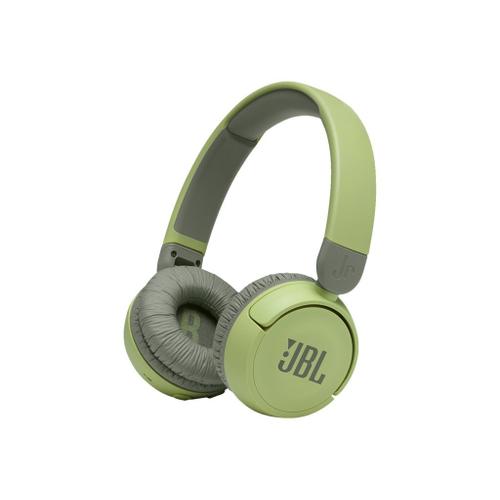 JBL Jr310BT - Écouteurs avec micro - sur-oreille - Bluetooth - sans fil - vert