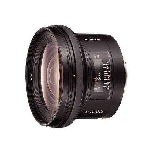 Objectif Sony SAL20F28 - Fonction Grand angle - 20 mm - f/2.8 - Sony A-type - pour a DSLR-A100, A200, A230, A300, A330, A350, A380, A500, A550, A700, A850, SLT-A57, A58, A65