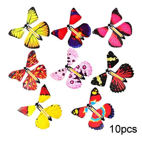 10 Pièces Papillon Volant Magique Papillon Volant Carte Magique Surprise Carte Cadeau P31b
