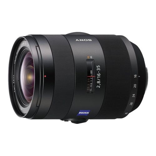 Objectif Sony SAL1635Z - Fonction Zoom - 16 mm - 35 mm - f/2.8 Vario-Sonnar T* - Sony A-type - pour NXCAM NEXEA50, NEX-EA50, FS100; XDCAM PXW-FS5, FS5K, FS7, FS7K; a DSLR-A100; a7; a7R IV