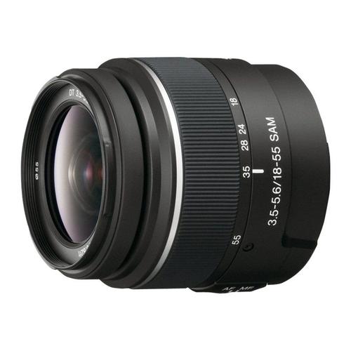 Objectif Sony SAL1855 - Fonction Zoom - 18 mm - 55 mm - f/3.5-5.6 DT SAM - Sony A-type - pour a DSLR-A100, A200, A230, A300, A330, A350, A380, A500, A550, A700