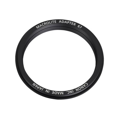 Canon Macrolite 67C - Bague d'adaptation pour flash macro filetage 67 mm - pour MR-14EX, 14EX II, 14EX II Macro Ring Lite; MT-24EX