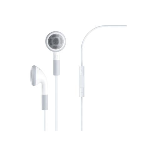 Apple Earphones with Remote and Mic - Écouteurs avec micro - embout auriculaire - filaire - jack 3,5mm - pour iPod classic; iPod shuffle (3G, 4G)