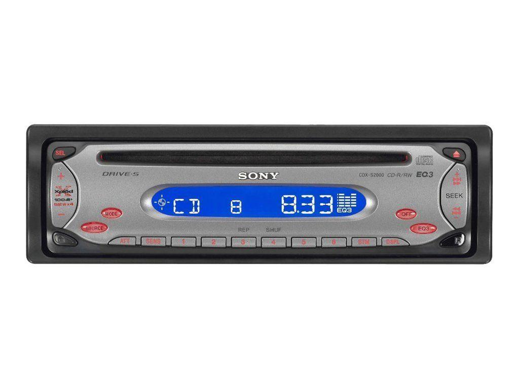 Sony CDX-S2000 - Automobile - récepteur CD - Xplod - intégrée dans