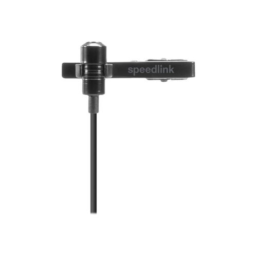 SPEEDLINK SL-8691-SBK-01 Spes Clip-On Metal Microphone - Microphone - noir
