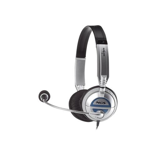 NGS MSX 6 Pro - Micro-casque - circum-aural - filaire - blanc