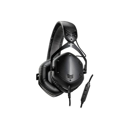 V-MODA Crossfade LP2 Limited Edition - Écouteurs avec micro - circum-aural - filaire - isolation acoustique - noir mat