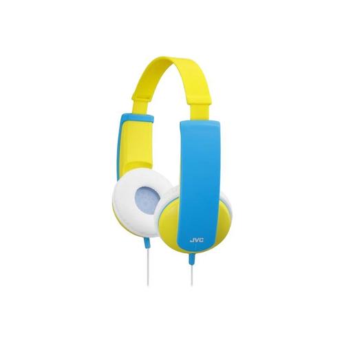 JVC TINYPHONES HA-KD5 - Écouteurs - circum-aural - filaire - jack 3,5mm - jaune