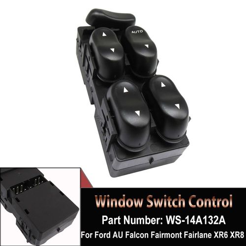 Interrupteur De Vitre Électrique, Interrupteur Latéral Avant Gauche Pour Ford Au Falcon Fairmont Fairlane Xr6 Xr8 Ws-14a132a Fdfc-141302-0