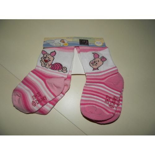 Chaussettes Enfant Porcinet 19-22 - Lot De 2 Paires