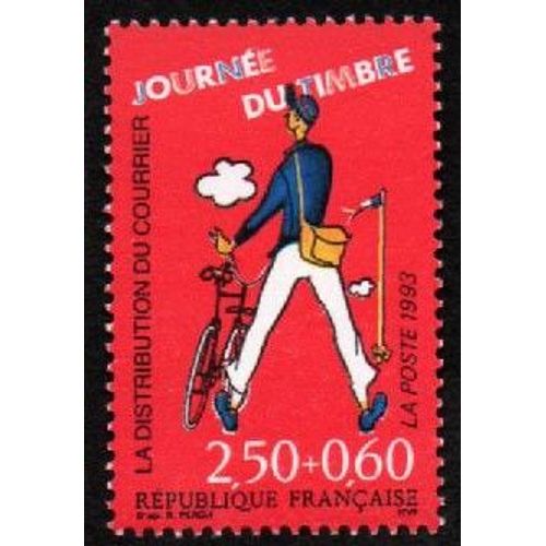 Timbre Journée Du Timbre 1993 Non Oblitéré