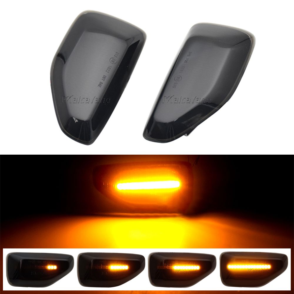 Clignotant Latéral Ociamique Led Ambre, Accessoires De Voiture, Pour Dacia Sandero 2 Logan 2 Duster 2 Renault Stepway, 1 Paire