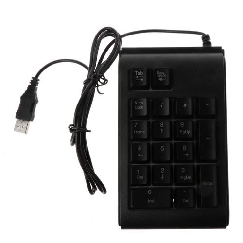 Trois couleurs rvb rétro-éclairé USB filaire clavier étanche pavé numérique clavier numérique Mini pavé numérique multi-fonctionnel touches numériques