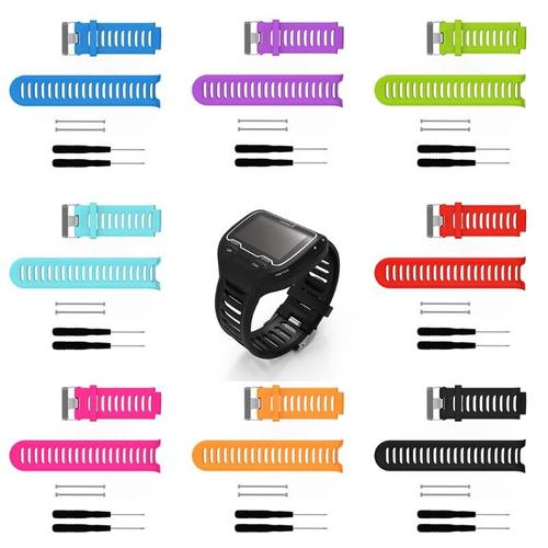 Bracelet De Remplacement En Silicone Pour Garmin Forerunner 910xt Montre Gps Sport Livraison Directe Support