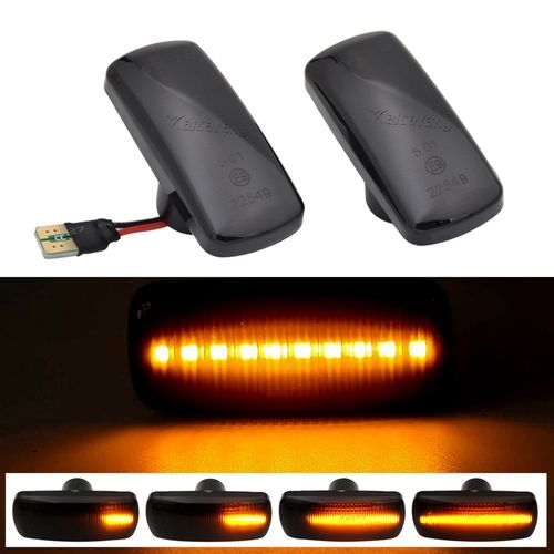 Feu Clignotant Latéral Led Dynamique Pour Jeep Commander Compass Patriot Liberty, Clignotant Séquentiel, 2008 ¿ 2012