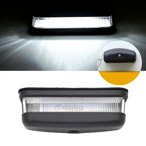 Lumière De Plaque D'immatriculation Led Pour Land Rover Defender 88 109 90 110 130, Feu Arrière Blanc 1990 ¿ 2016 Ba9715