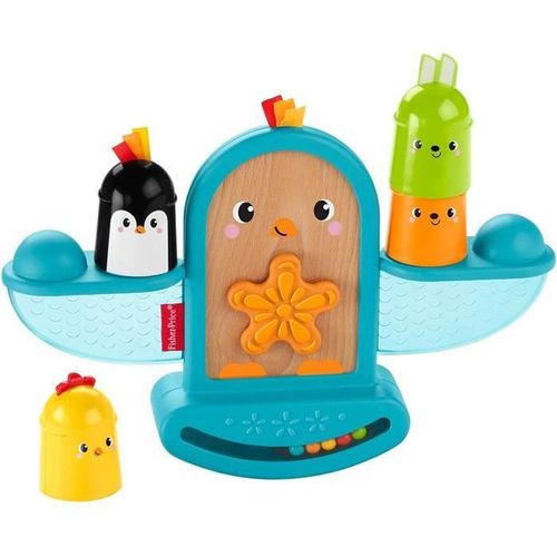 Fisher-Price Mon Oiseau Bascule A Empiler - Gjw26 - Jouet D'éveil - 6 Mois Et +