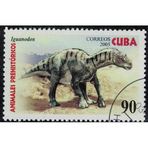 Cuba 2005 Oblitéré Used Animaux Dinosaure Éteint Iguanodon Su