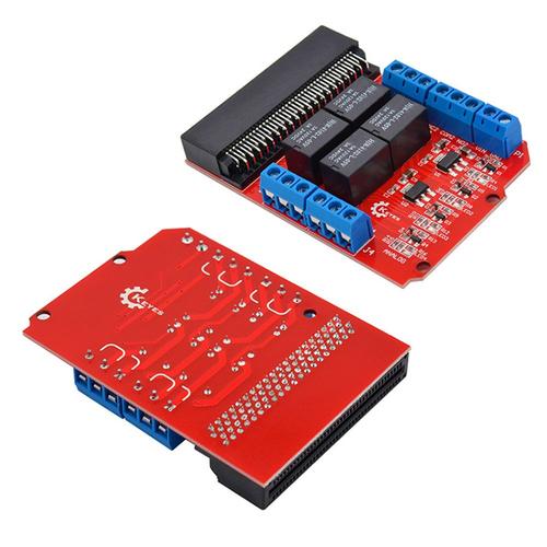 Bouclier De Relais 4 Voies 5v, Module De Relais À Haut Déclencheur, Carte D'extension De Relais Pour Microbit Micro:Bit Micro Bit