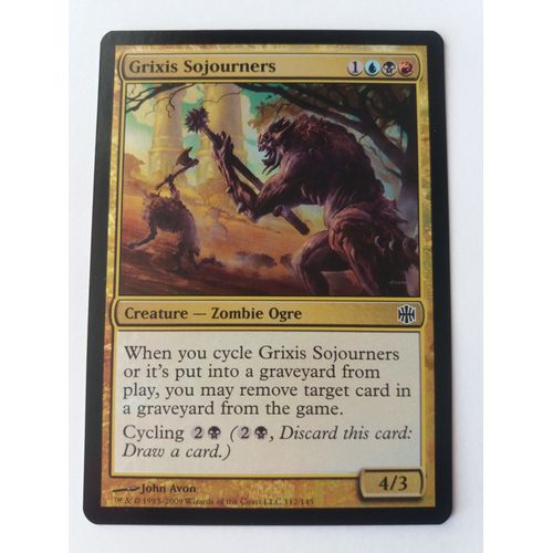 Foil - Grixis Sojourners - Mtg - La Renaissance D'alara - 112