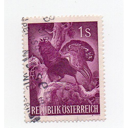 Autriche- 1 Timbre Oblitéré- Chasse