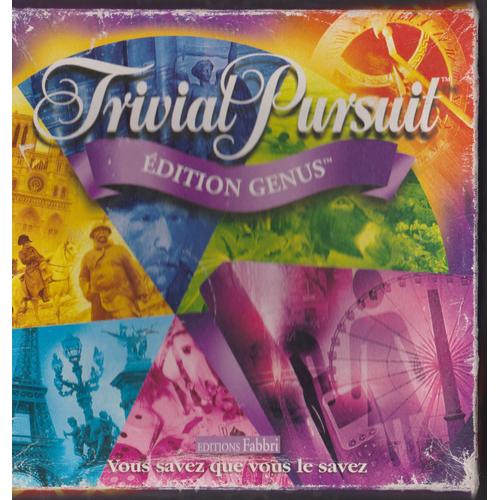 Trivial Pursuit - Edition Genus - Fabbri 2003 Complet