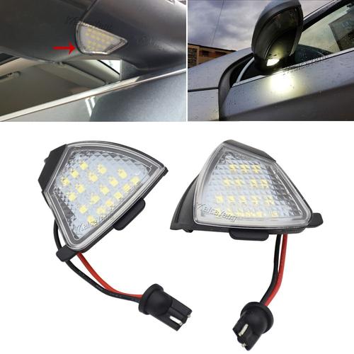 Lumières De Flaque D'eau De Rétroviseur Latéral À Led Blanches, Pas Courageux, Style De Voiture, Vw Golf 5 Mk5 Mkv Passat Gods Eos Golf6 Variant Sharan Mk2 7n, Canbus