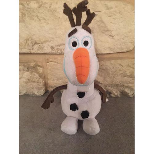 Peluche Doudou Olaf Disney La Reine Des Neige Frozen 20 Cm