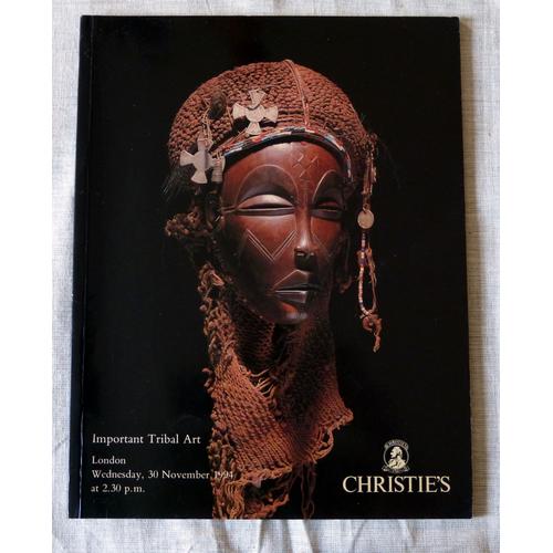 Catalogue Christie's : Important Tribal Art