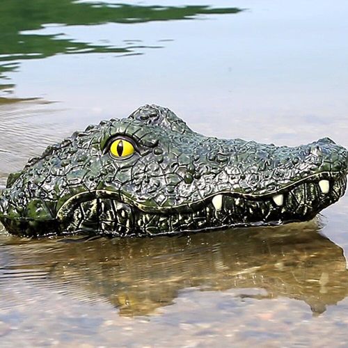 Rc Bateau Télécommande Course Bateau Simulation Crocodile Tête Spoof Blagues Intéressant Blague Jouets Halloween Fête Effrayant Jouets