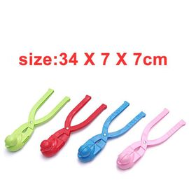 Hiver Boule De Neige Sable Faisant Des Jouets De Moule Dessin Animé Canard Forme Boule De Neige Fabricant Clip En Plastique Enfants Sports De Plein Air Jouet Boules De Neige Faisant