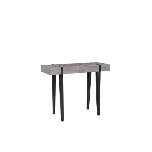 Console Adena Effet Béton Gris Clair Gris