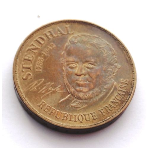 Monnaie 10 Franc Stendhal (1783 - 1842) - Bicentenaire De La Naissance De Stendhal (1783-1983)