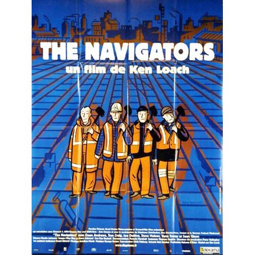 The Navigators - Véritable Affiche De Cinema Pliée - Format 120x160 Cm - De Ken Loach Avec Dean Andrews, Thomas Craig, Joe Duttine, Steve Huison, Venn Tracey, Andy Swallow, Sean Glenn - 2002