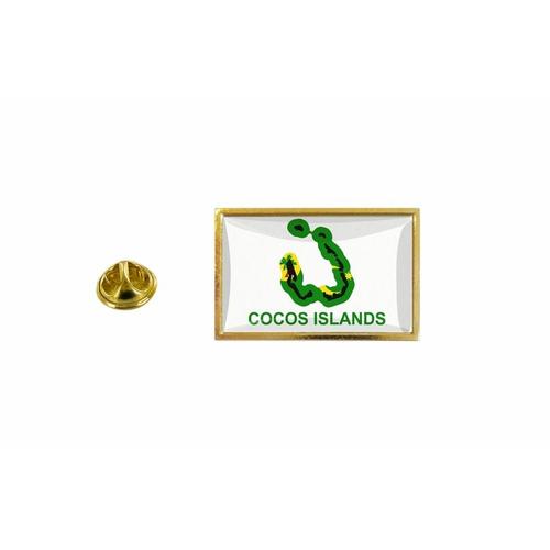 Pins Pin Badge Pin's Drapeau Pays Carte Cc Cocos Islands Ile