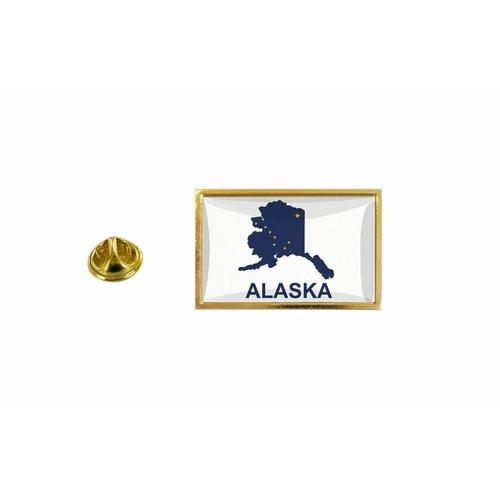 Pins Pin Badge Pin's Drapeau Pays Carte Usa Alaska Ak