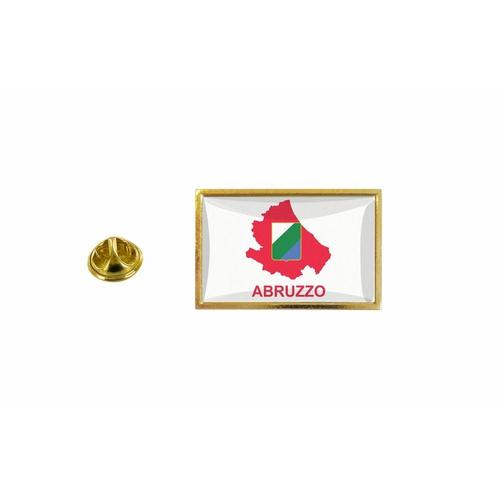 Pins Pin Badge Pin's Drapeau Pays Carte Region Italie Province Abruzzes Abruzzo