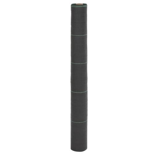 vidaXL Membrane anti-mauvaises herbes noir 1x50 m PP