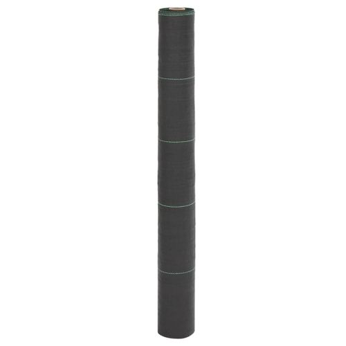 vidaXL Membrane anti-mauvaises herbes noir 1x10 m PP
