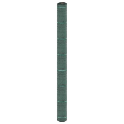 vidaXL Membrane anti-mauvaises herbes vert 1,5x200 m PP