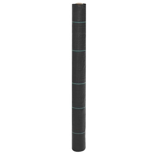 vidaXL Membrane anti-mauvaises herbes noir 1x50 m PP