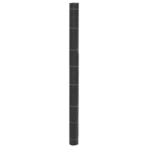 vidaXL Membrane anti-mauvaises herbes noir 1,5x100 m PP
