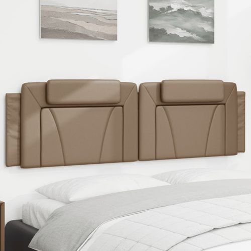 Vidaxl Coussin De Tête De Lit Cappuccino 180 Cm Similicuir