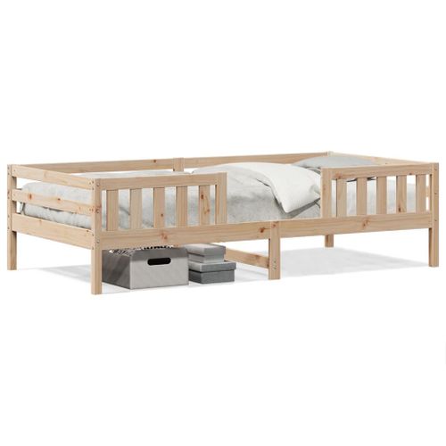 Vidaxl Cadre De Lit 90x190 Cm Bois De Pin Massif