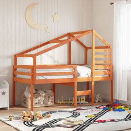 Vidaxl Toit De Lit Pour Enfants 198x87x113 Cm Bois De Pin Massif