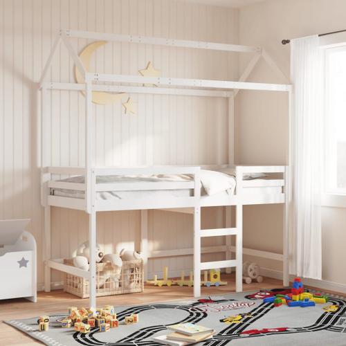 Vidaxl Toit De Lit Pour Enfants 217x85,5x154 Cm Bois De Pin Massif