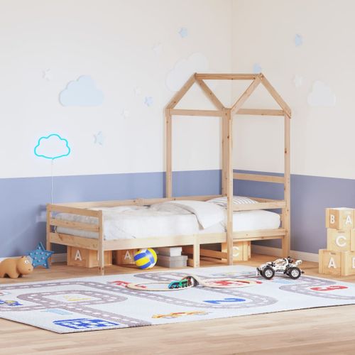 Vidaxl Toit De Lit Pour Enfants 98x70x176,5 Cm Bois De Pin Massif